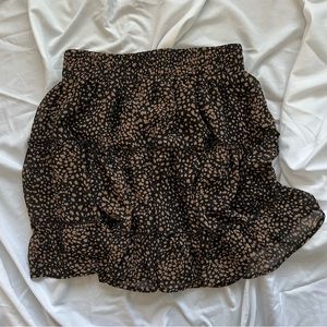 cheetah skirt